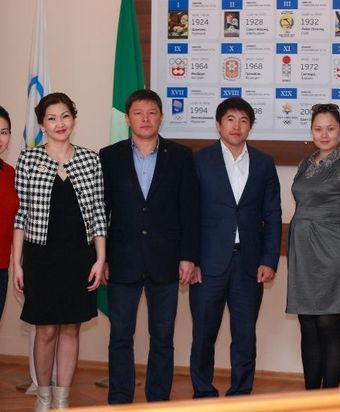Встреча MegaCom с олимпийской сборной Кыргызстана